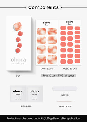 Ohora beginner-friendly nail strips for simple at-home use