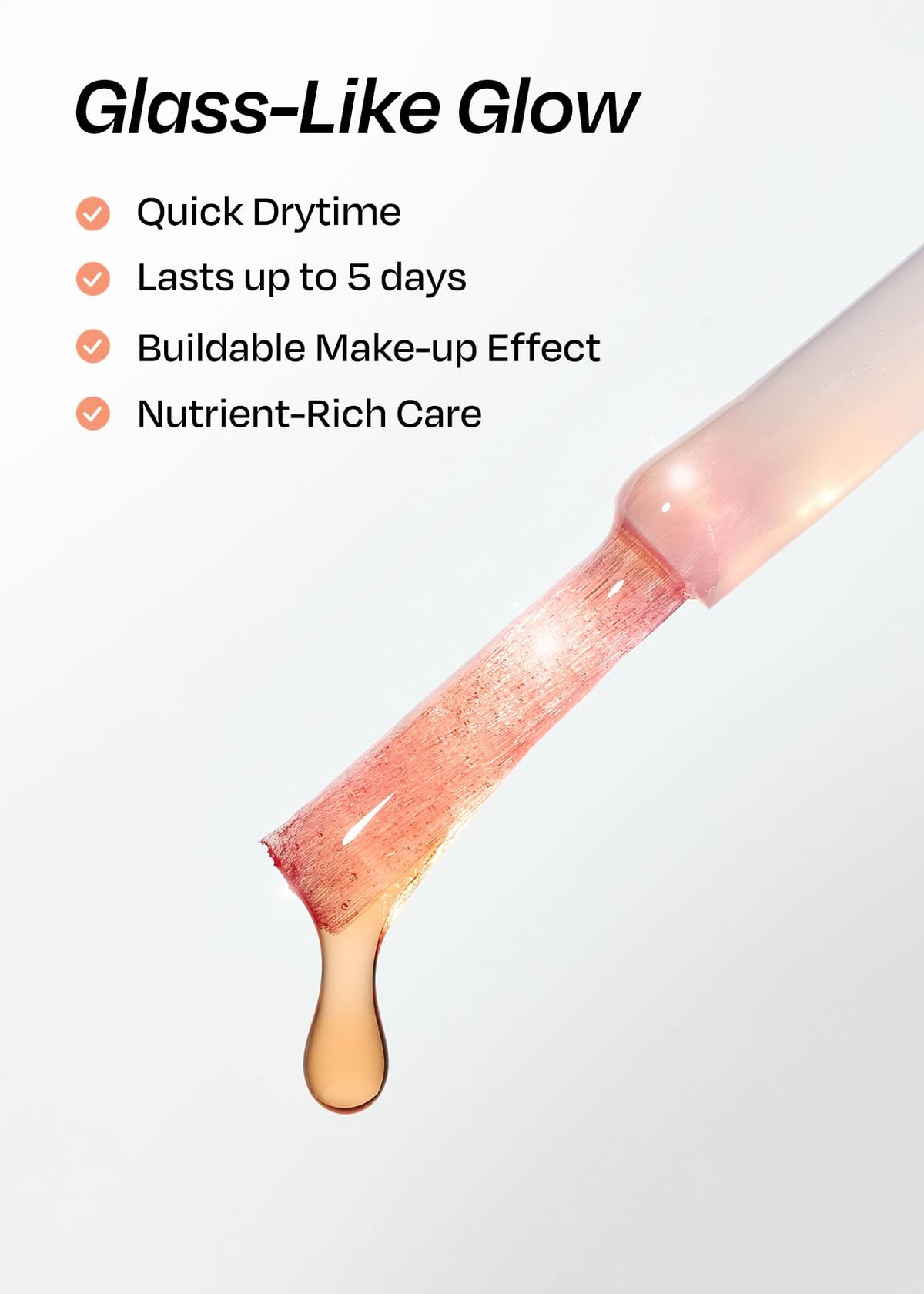 ohora Natural Glow Water Syrup 300-bristle brush shown for easy control during use.