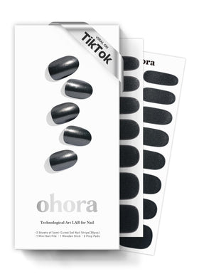 Ohora N Boba Chrome packaging shown for easy at-home manicure.