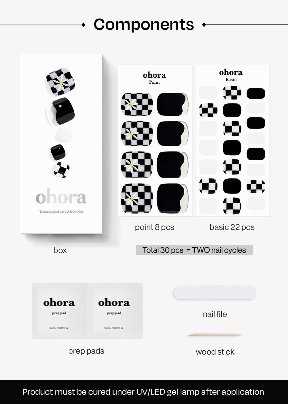 ohora P Checkmate strips provide long-lasting color between salon visits