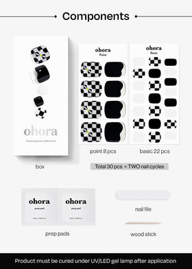 ohora P Checkmate strips provide long-lasting color between salon visits