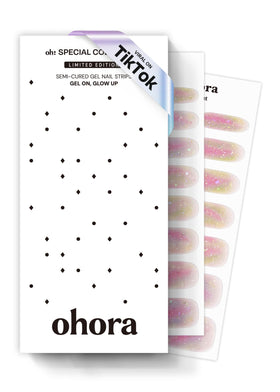 ohora Rainbow Bomb nail wraps for a vivid rainbow ombre manicure