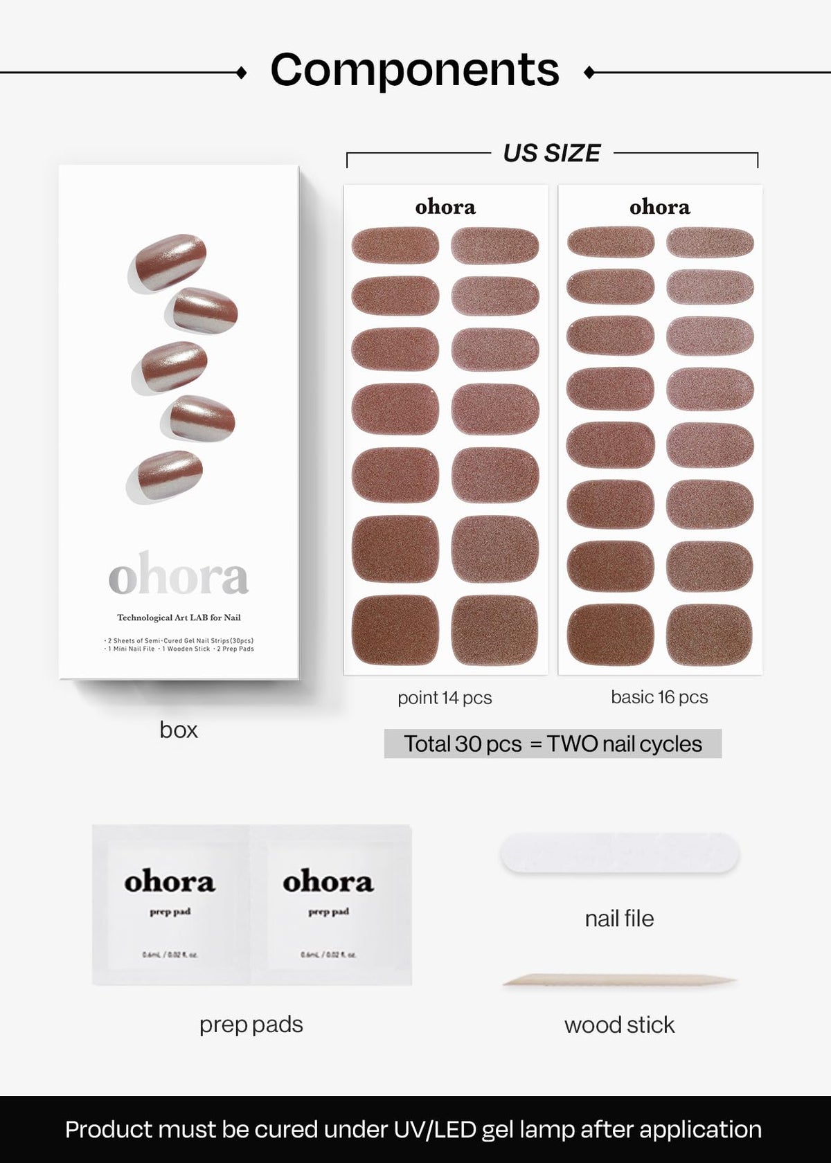 ohora semi cured gel nail strips n chocolate chrome removal made simple and clean