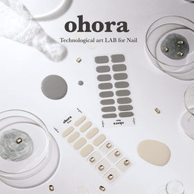 kit contents: prep pads, file, wooden stick for ohora strips