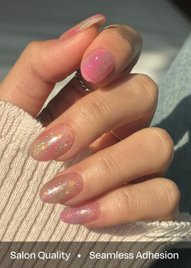 ohora semi-cured gel nail application for a DIY salon look