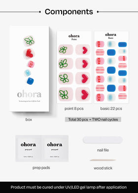 ohora semi cured gel pedi strips wear test results suggest up to two weeks