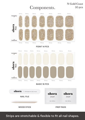 ohora gels fit all nail sizes and shapes for seamless application.