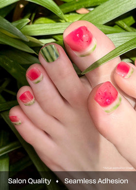 Ohora Watermelon Slice easy removal closeup shows gentle lift