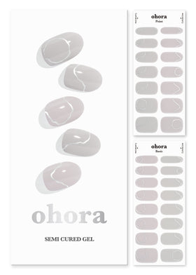 Ohora Silky Way nude gel nail strips for at-home salon-quality nails.