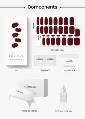 ohora full-size UV lamp ensures even curing and durable shine