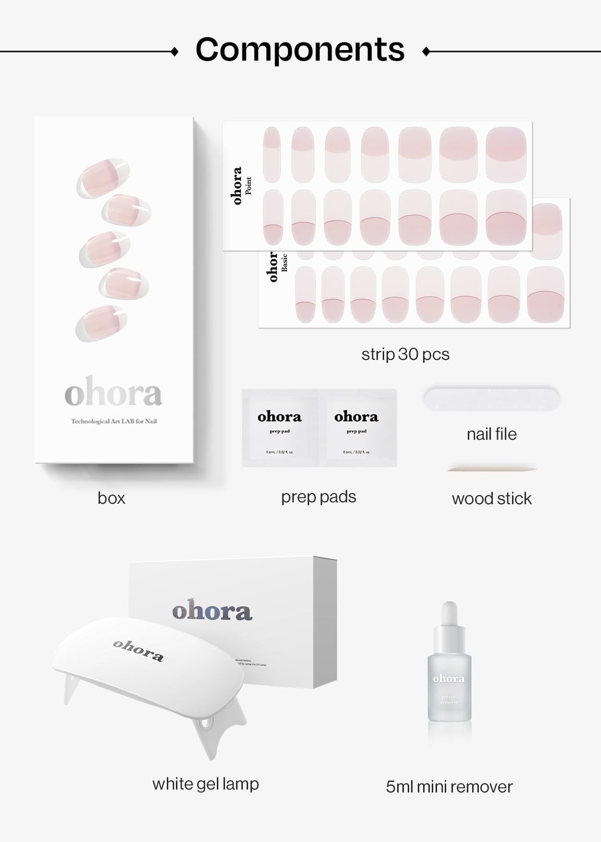 ohora vegan gel wraps with no animal ingredients for cruelty-free nails.