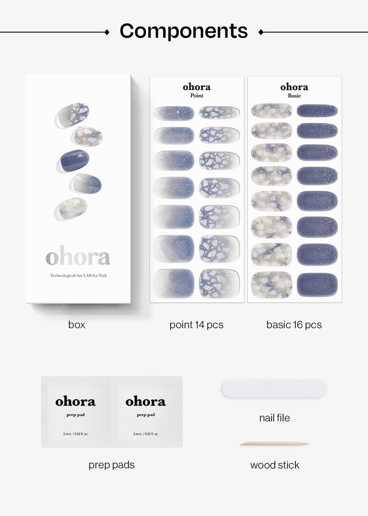 ohora vegan-safe nail strip tools emphasizing cruelty-free styling.