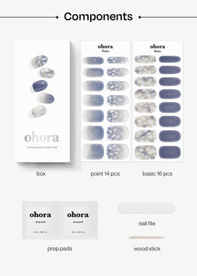 ohora vegan-safe nail strip tools emphasizing cruelty-free styling.
