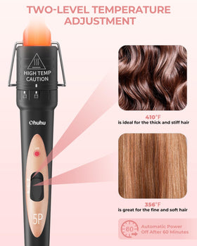 Ohuhu dual voltage cord enables styling worldwide.