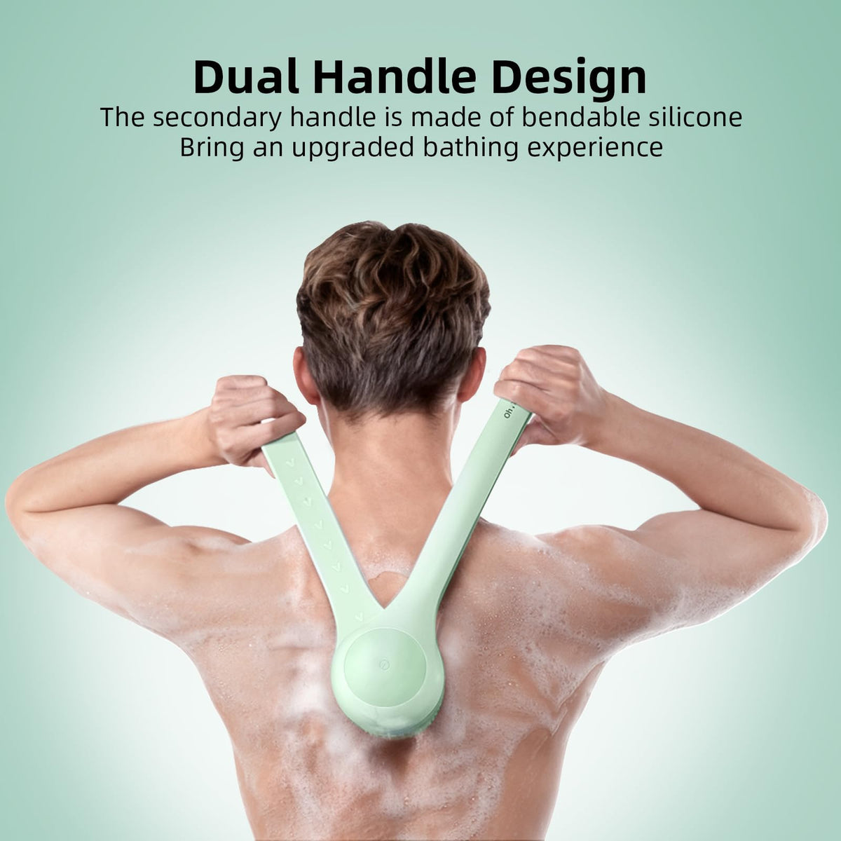 Oh,XIYU dual long handles with bendable grip reach back and shoulders