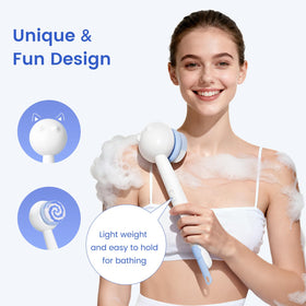 Oh,XIYU lotion applicator head distributes moisturizer evenly.