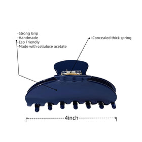 OideGuiing secure-grip acetate clip highlights durable materials for daily use.