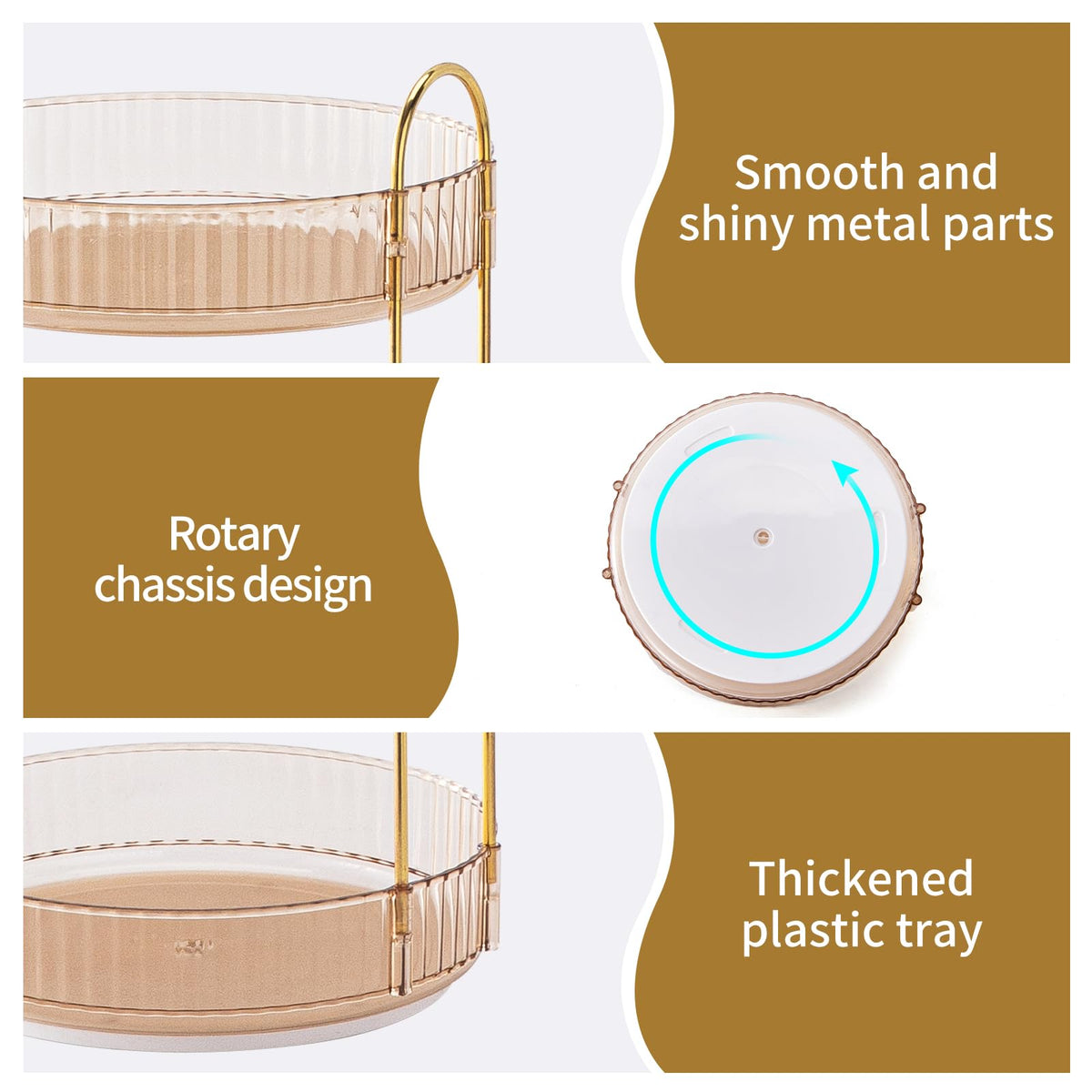 Oifecsie durable metal bracket provides stable storage for everyday items