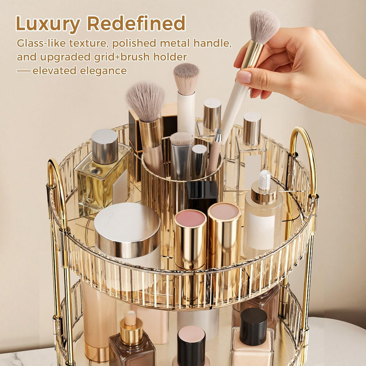 Oifecsie gift-ready cosmetic display case for celebrations.