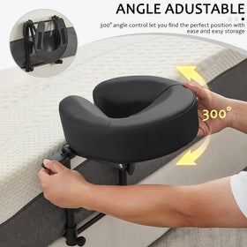 OIHYA adjustable height range 5.5 to 17 inches fits beds