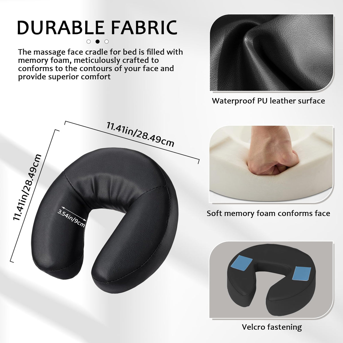 OIHYA foldable face cradle stores flat when not in use