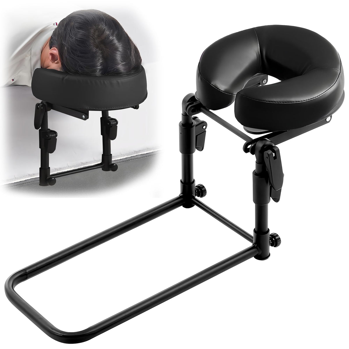 OIHYA massage headrest bed converts a mattress into a massage setup for home use