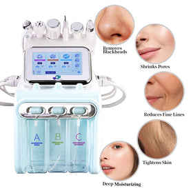 OIJIIE machine with six-function handles supports cleansing and hydration.