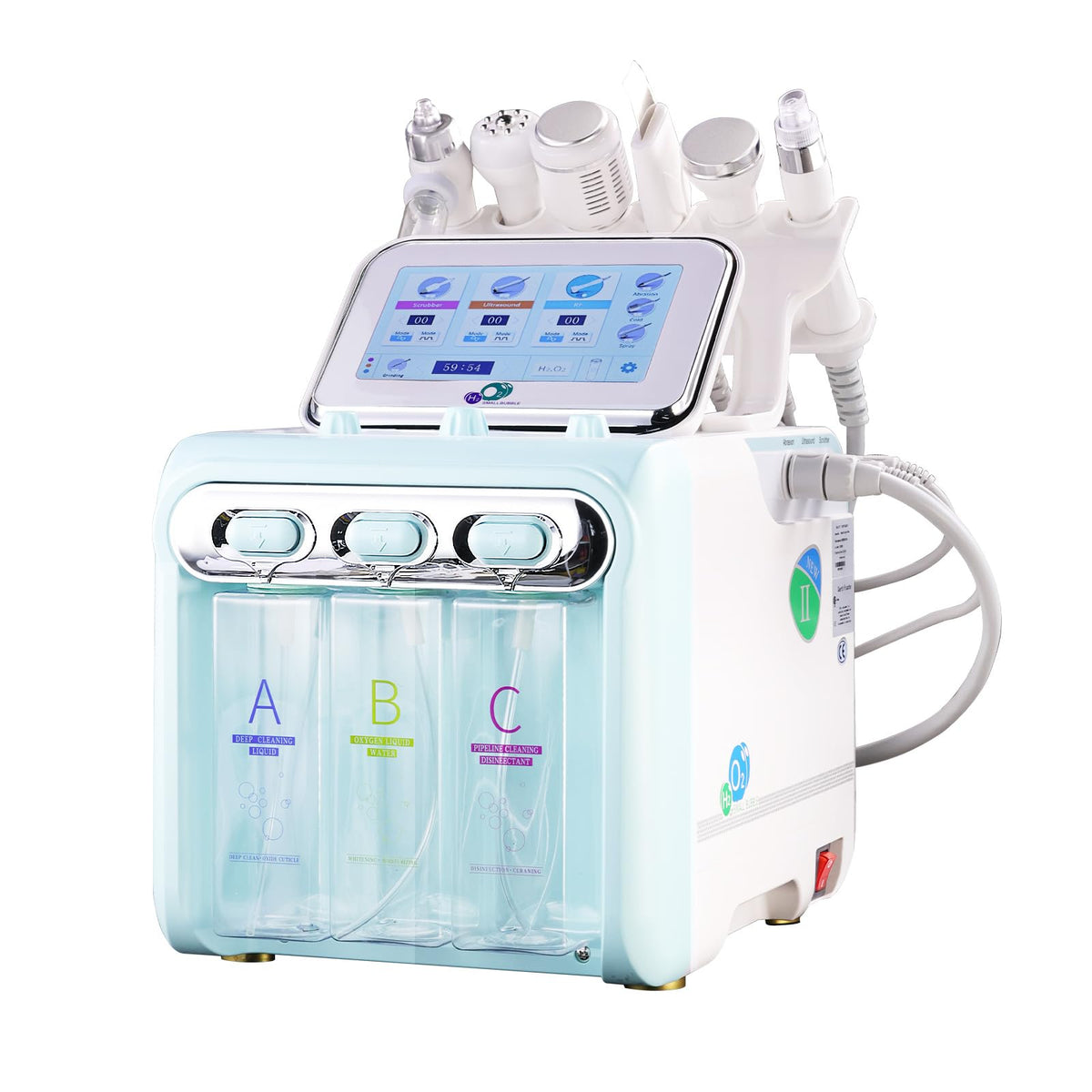 OIJIIE Hydrogen Oxygen Facial Machine front view for convenient home skincare.