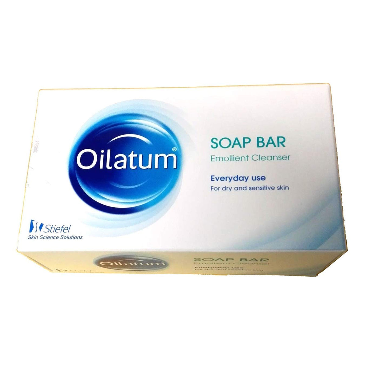 Oilatum bar soap 100 g three-pack front view for gentle cleansing on sensitive skin