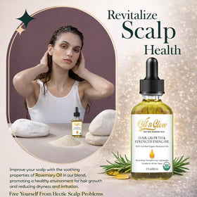 OilnGlow hair after use with shinier, smoother strands