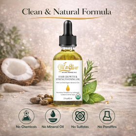 OilnGlow nightly routine setup suggesting easy care