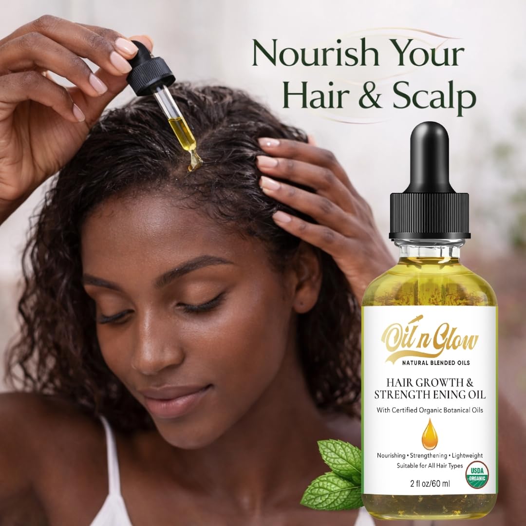 OilnGlow USDA Organic label signaling certified quality