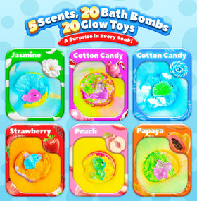OinkSplash jasmine-scented bath bomb adds a gentle, refreshing aroma.