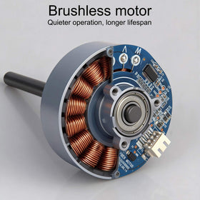 OIYALI brushless motor offers longevity and quiet operation.