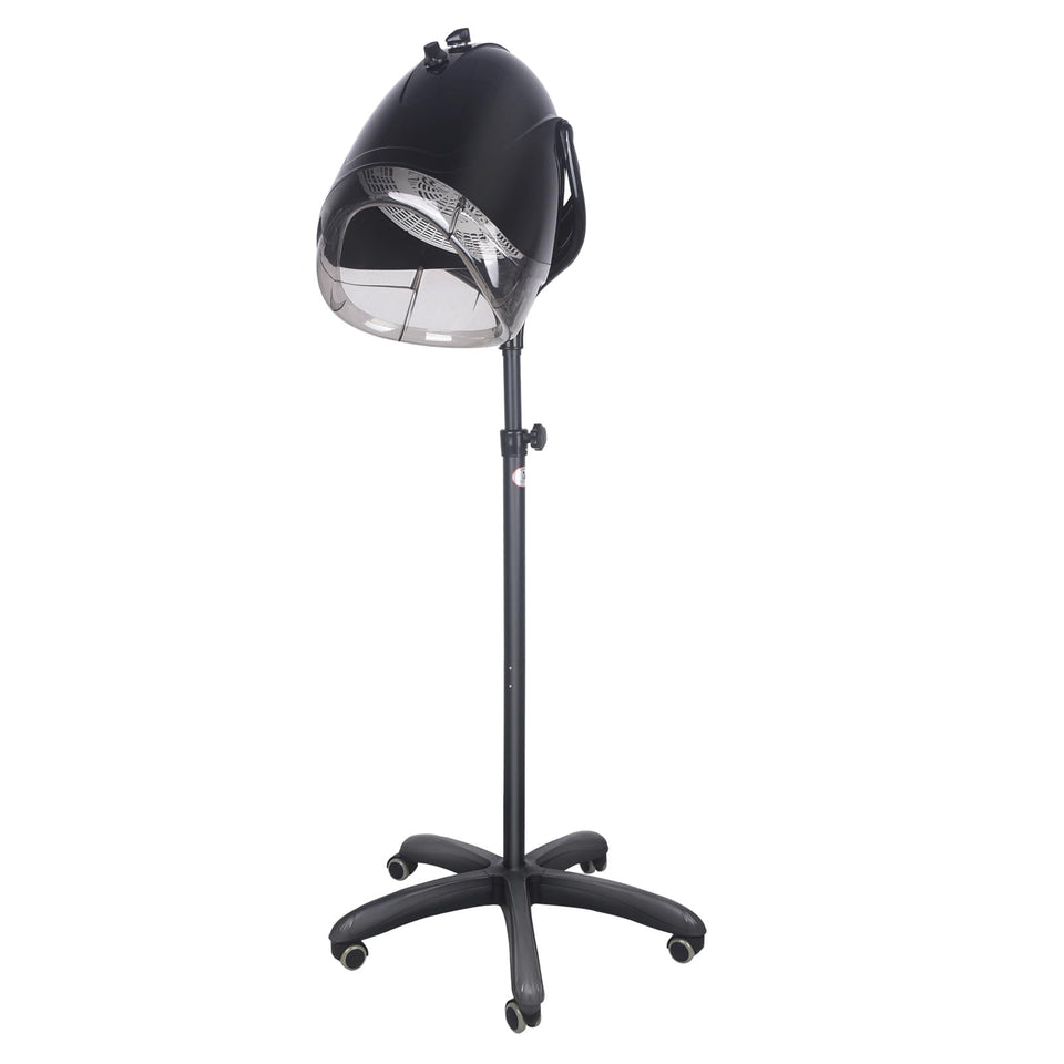 OIYALI hooded dryer with large hood for even, comfortable drying.