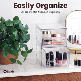 Oizeir non-slip feet and stabilizing dots prevent drawer movement