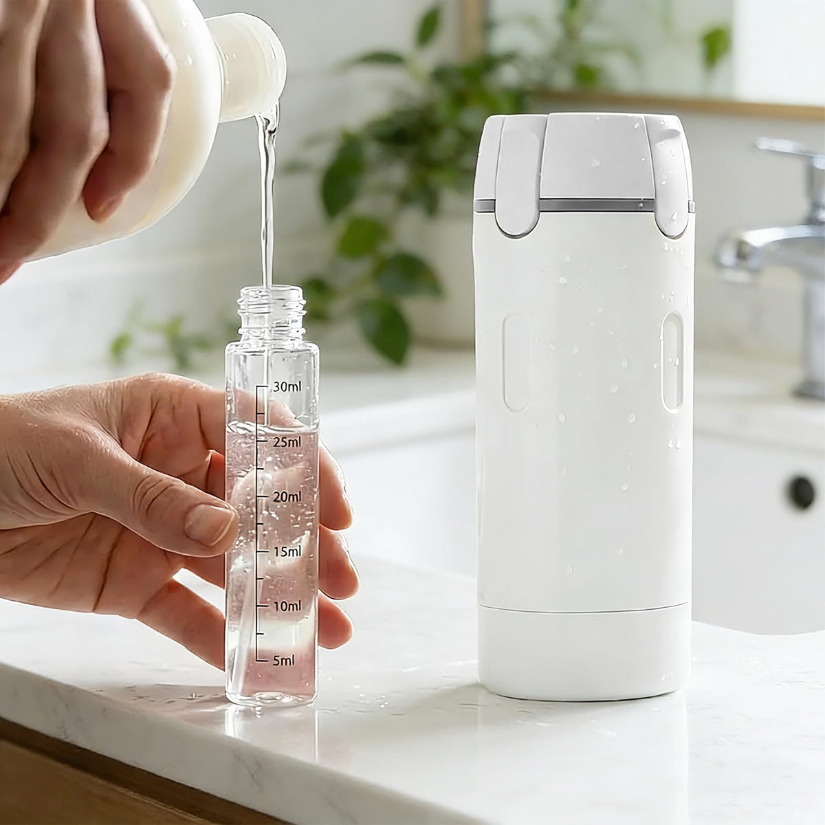 OJJ light shielding feature keeps liquids fresh in transit.