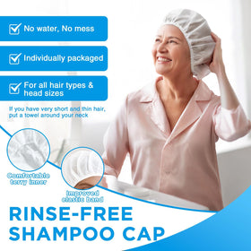 OK TAPE No Water Shampoo Caps individually wrapped for emergency kit storage