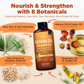 Okaga Batana Oil Shampoo foam-lather shows gentle, sulfate-free cleansing