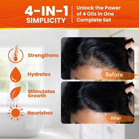 Okaga scalp massage scene suggesting relaxation and renewed texture.