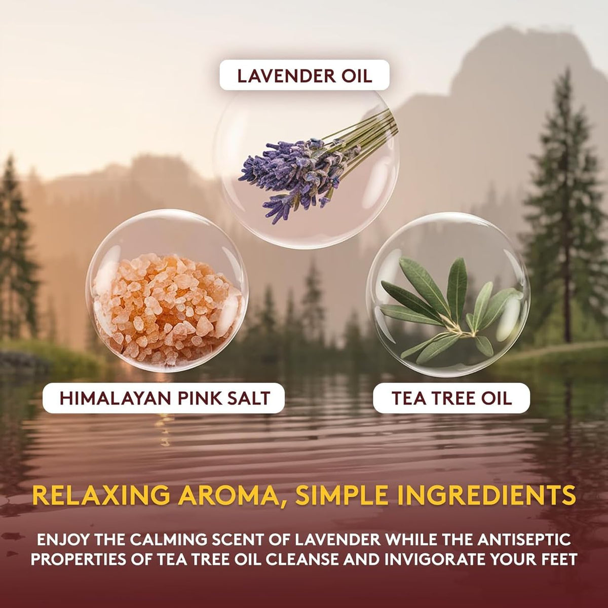 OKAY Foot Soak Detox Salt promotes relaxation after a long day