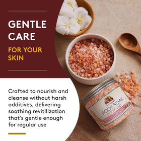 OKAY Foot Soak Detox Salt with tea tree oil for cleansing properties