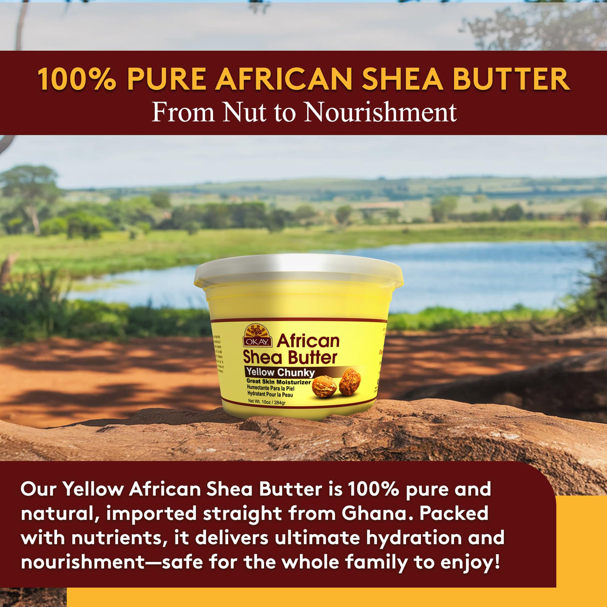 Rich hydration applied on elbows and knees for smoother texture