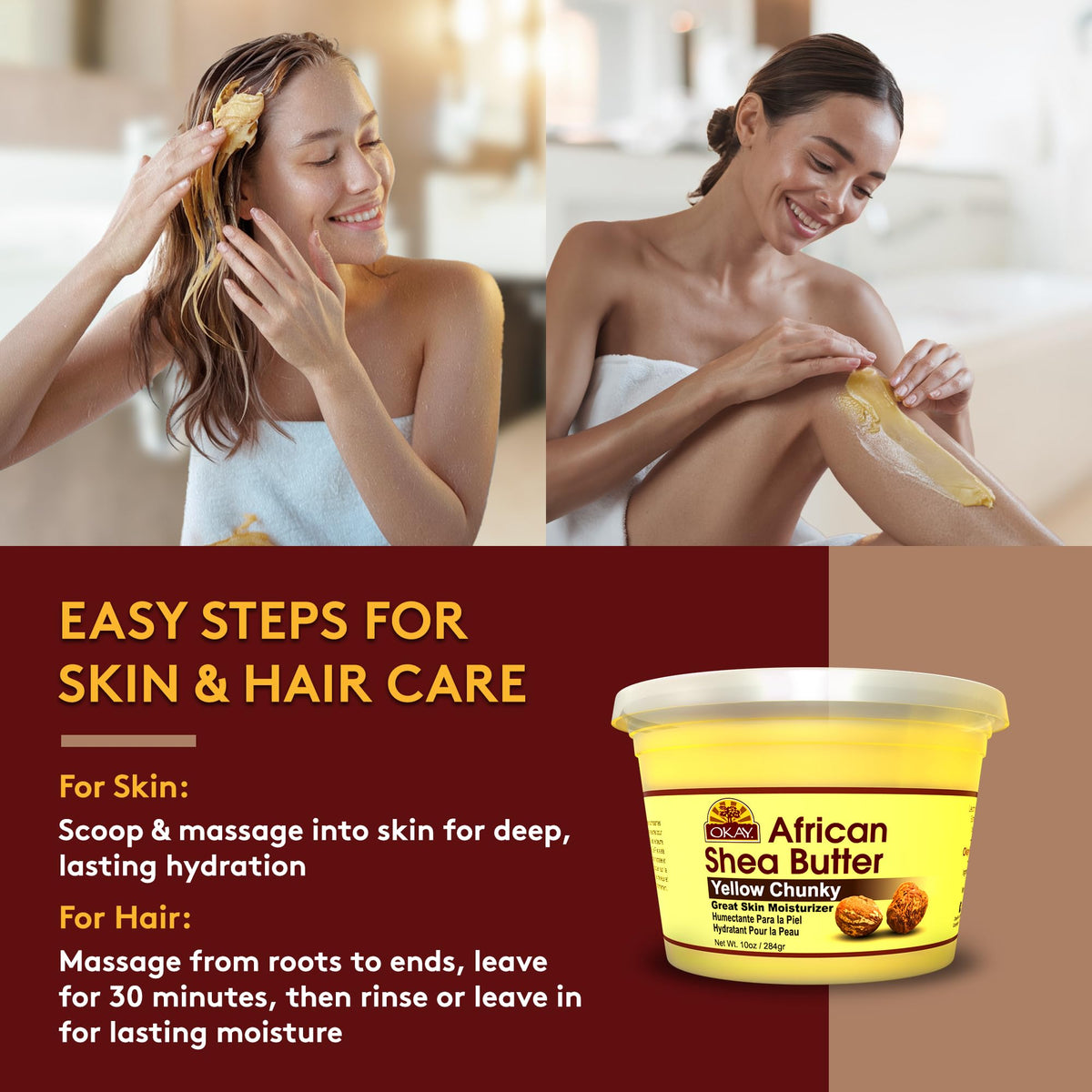 Hair conditioning application delivers softness and natural shine