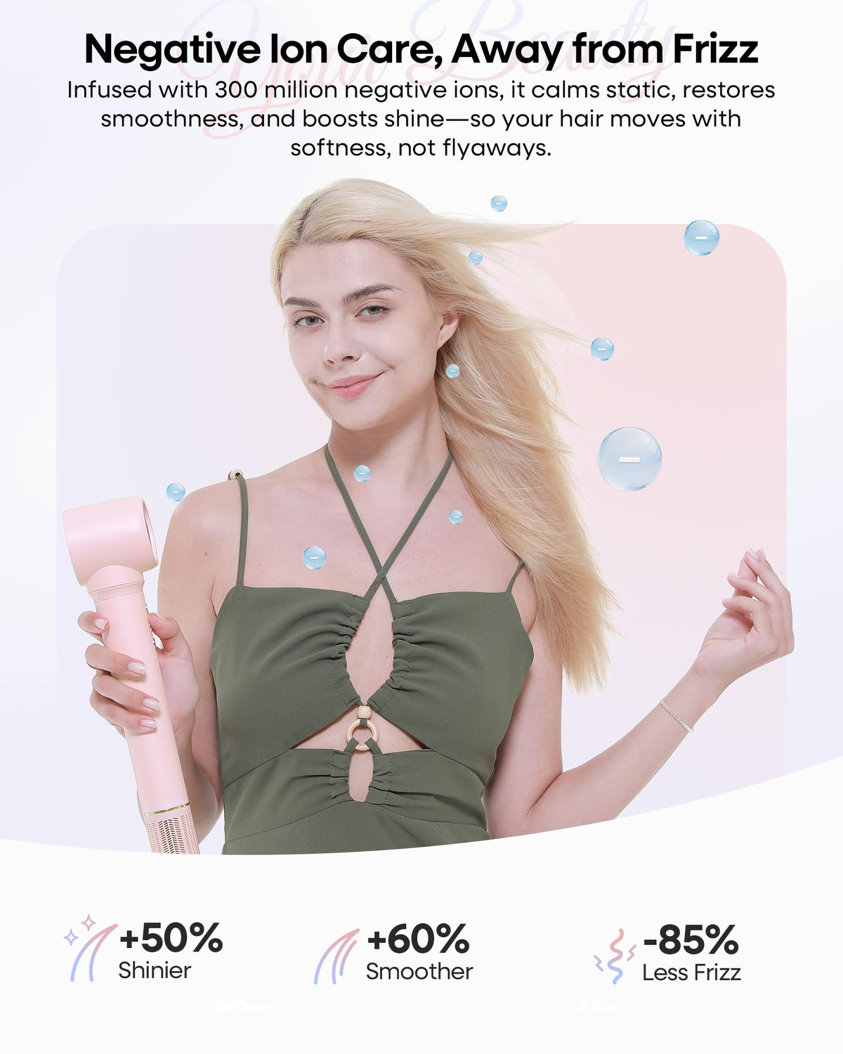 okaydeer 7-in-1 concentrator nozzle for precise styling and fast drying