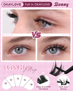 OKAYLOVE Curved Tweezers for precise lash placement