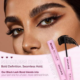OKAYLOVE Lash Cluster Glue Seal brush detail for even sealing.