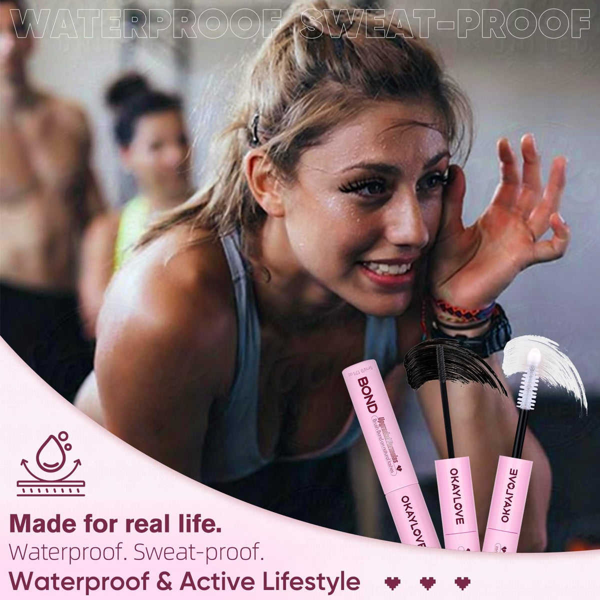 OKAYLOVE Lightweight, comfortable wear lasts for hours.