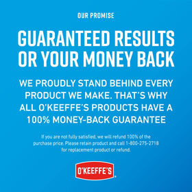 Sleek packaging of O'Keeffe's Healthy Feet with clear labeling and quick absorption.