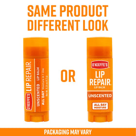 O'Keeffe's Lip Repair Cooling Relief tube provides lasting moisture